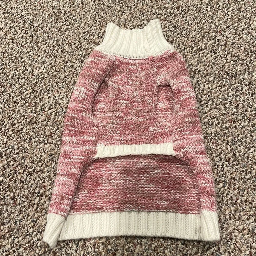 Pink Chenille Pet Sweater by Frisco